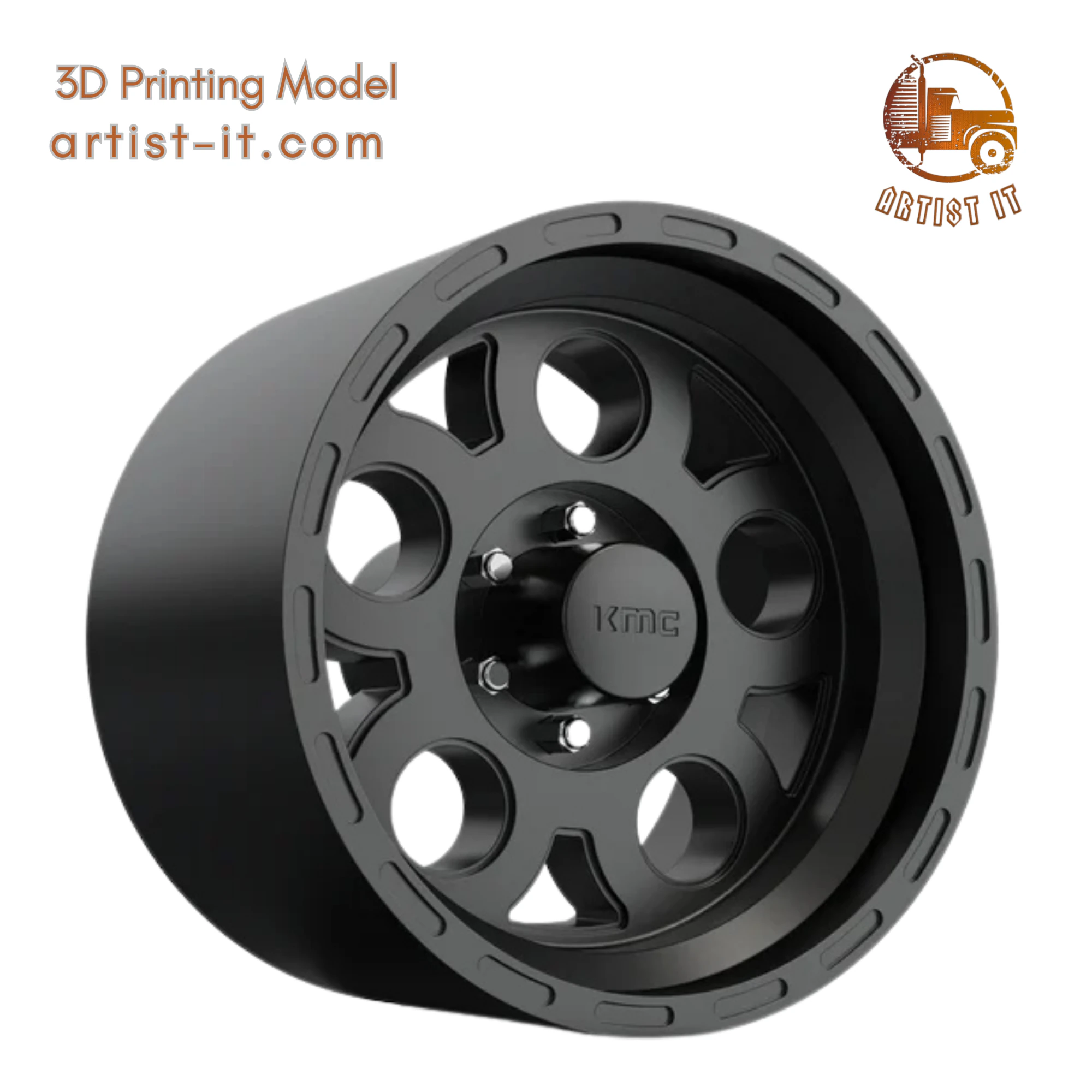 Kmc ENDURO wheel 3D MODEL 3D Print Model .c4d .max .obj .3ds .fbx .stl .blend 