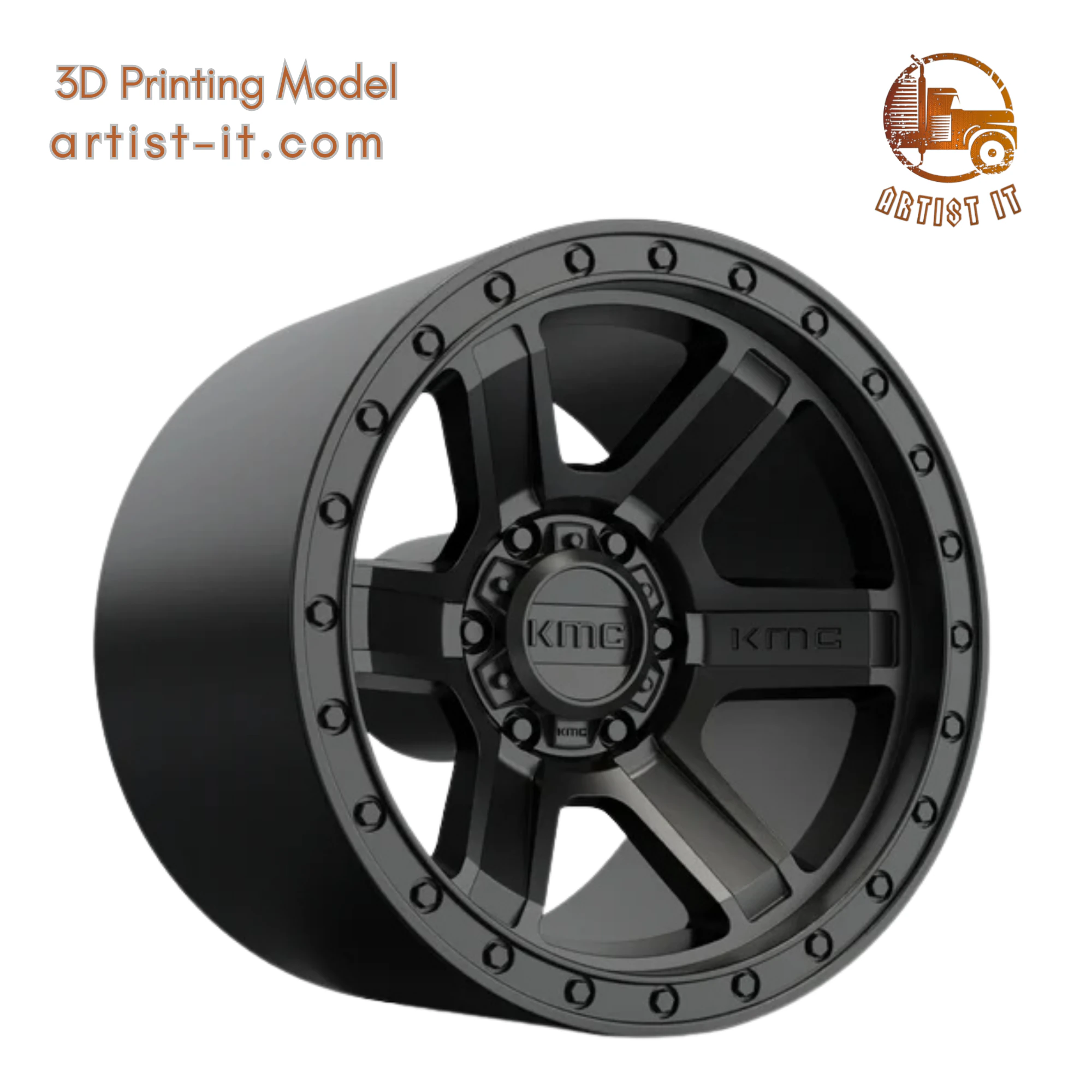 Kmc OUTRUN wheel 3D MODEL 3D Print Model .c4d .max .obj .3ds .fbx .stl .blend 