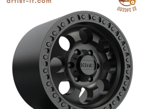 MODEL 3D roda Kmc RIOT SBL Model Cetak 3D