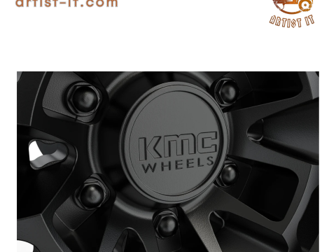 KMC SUMMIT ホイール 3D モデル 3Dプリントモデル