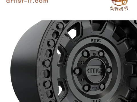 Kmc TANK BEADLOCK wheel 3D MODEL 3D Print Model