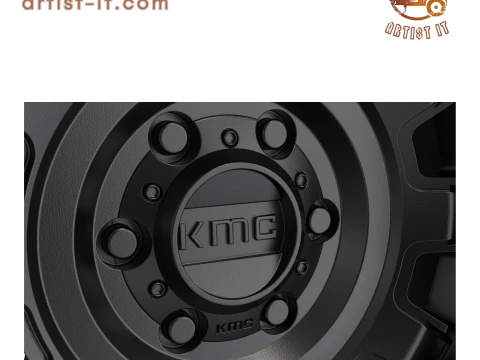 Kmc TANK BEADLOCK wheel 3D MODEL 3D Print Model