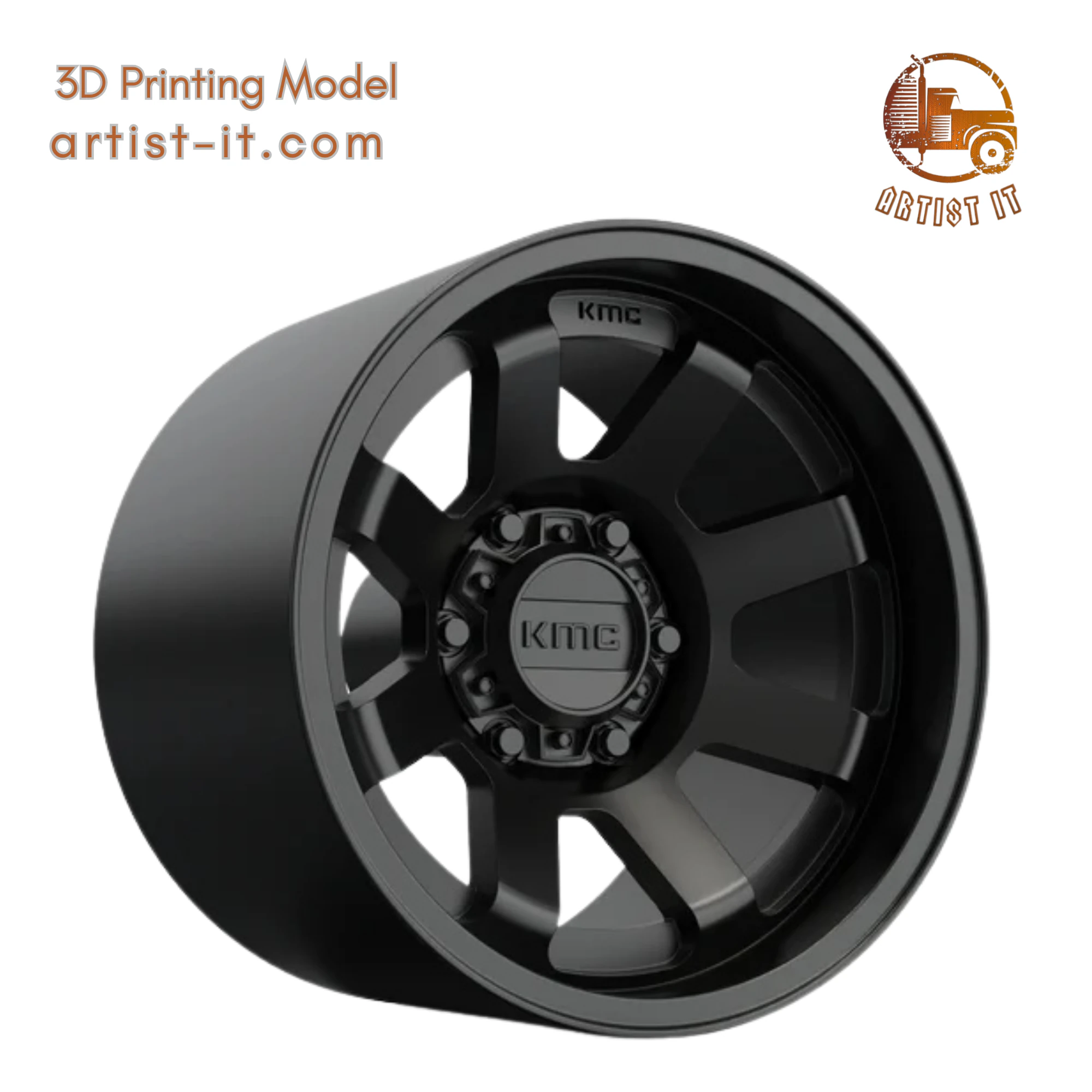 Kmc TRAIL wheel 3D MODEL 3D Print Model .c4d .max .obj .3ds .fbx .stl .blend