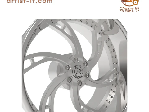 RUCCI FORGED banks WHEEL 3D MODEL 3D Print Model
