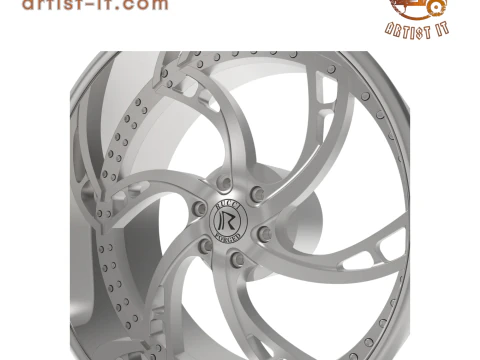 RUCCI FORGED banks WHEEL 3D MODEL 3D Print Model