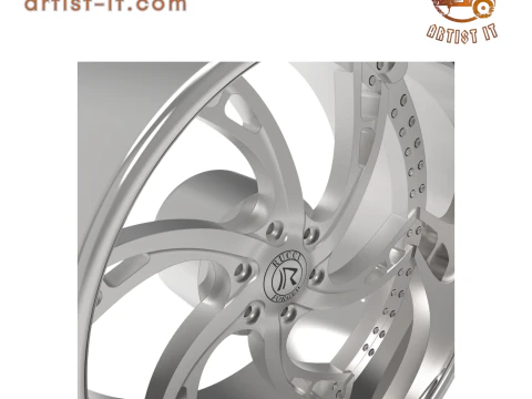 RUCCI FORGED banks WHEEL 3D MODEL 3D Print Model