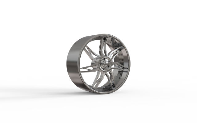 RUCCI copo gold CONCAVE WHEEL 3D MODEL 3D Print Model .c4d .max .obj .3ds .fbx .stl .blend 