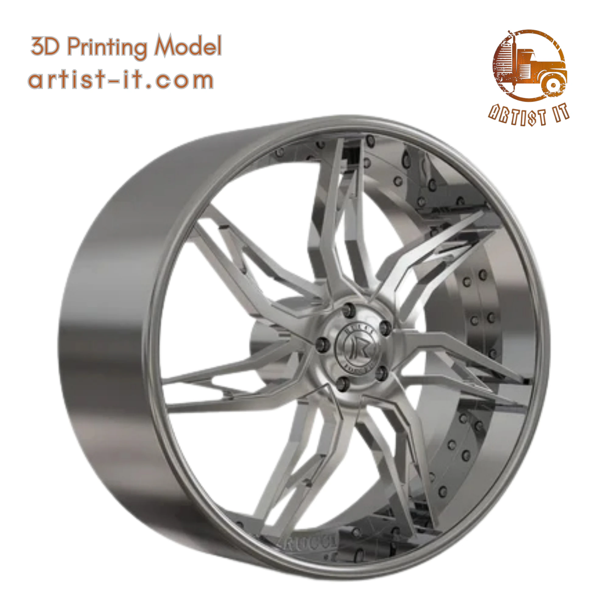 RUCCI FORGED copo CONCAVE WHEEL 3D MODEL 3D Print Model .c4d .max .obj .3ds .fbx .stl .blend 