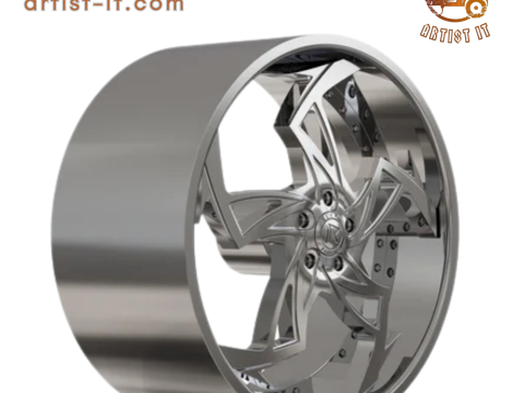 RUCCI FORGED fire CONCAVE WHEEL 3D MODEL 3D Print Model