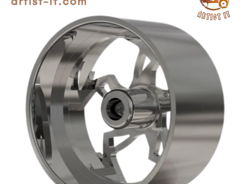 RUCCI FORGED fire CONCAVE WHEEL 3D MODEL 3D Print Model