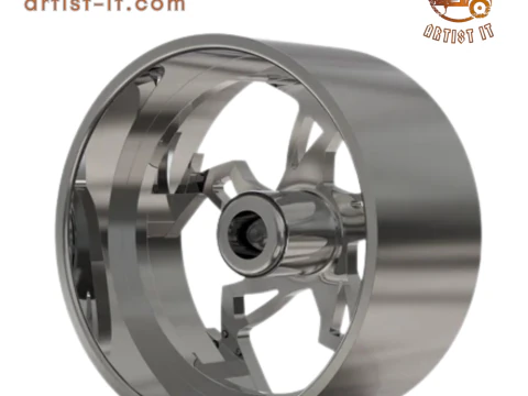 RUCCI FORGED fire CONCAVE WHEEL 3D MODEL 3D Print Model