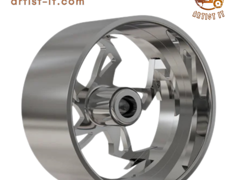 RUCCI FORGED fire CONCAVE WHEEL 3D MODEL 3D Print Model