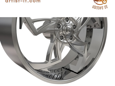 RUCCI FORGED fire CONCAVE WHEEL 3D MODEL 3D Print Model