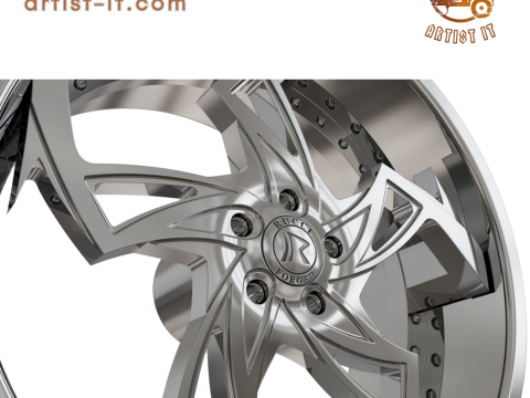 RUCCI FORGED fire CONCAVE WHEEL 3D MODEL 3D Print Model