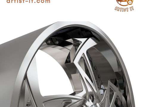 RUCCI FORGED fire CONCAVE WHEEL 3D MODEL 3D Print Model