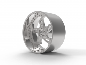 RUCCI fire WHEEL 3D MODEL 3Dプリントモデル