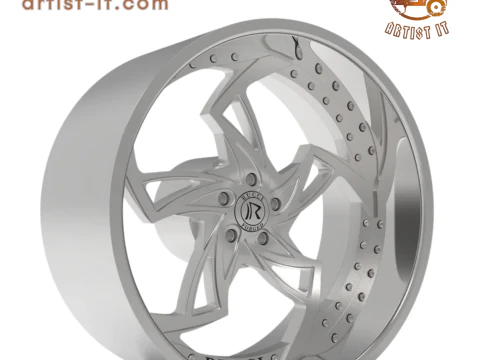 RUCCI FORGED 파이어 휠 3D 모델 3D 프린트 모델