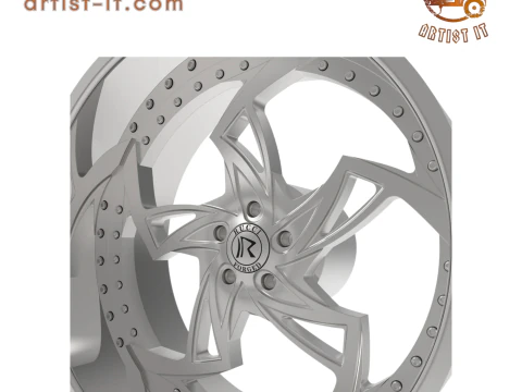 RUCCI FORGD fire WHEEL 3D MODEL 3D Print Model