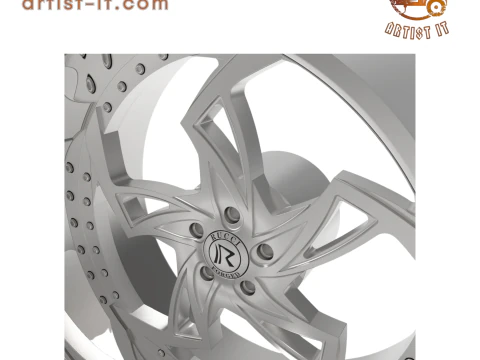 RUCCI FORGD fire WHEEL 3D MODEL 3D Print Model