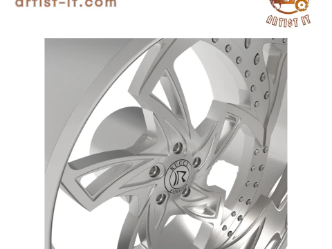 RUCCI FORGD fire WHEEL 3D MODEL 3D Print Model