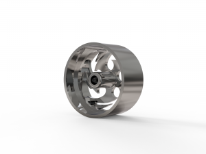 RUCCI ganja CONCAVE WHEEL 3D MODEL 3Dプリントモデル