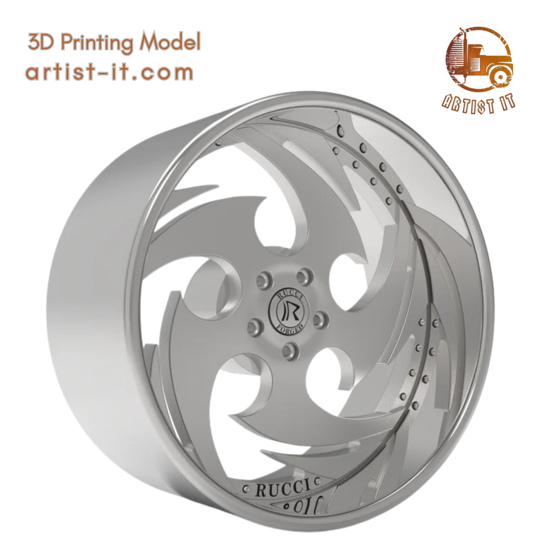 RUCCI FORGED ganja WHEEL 3D MODEL 3D Print Model .c4d .max .obj .3ds .fbx .stl .blend 