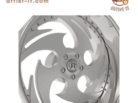 RUCCI FORGED ganja WHEEL 3D MODEL 3D Print Model