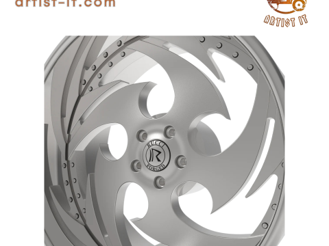 RUCCI FORGED ganja WHEEL 3D MODEL 3D Print Model