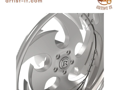 RUCCI FORGED ganja WHEEL 3D MODEL 3D Print Model