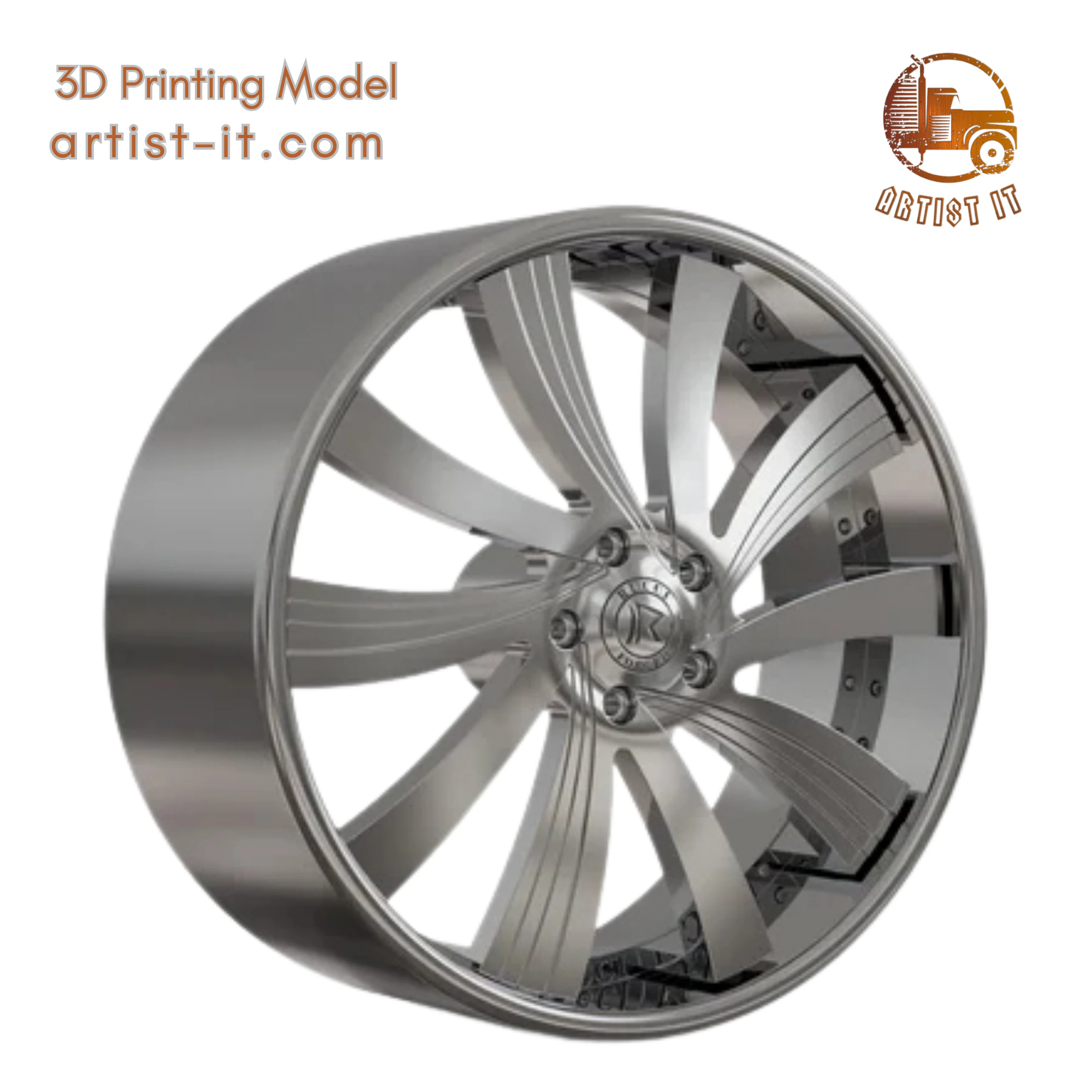 RUCCI FORGED glizzy CONCAVE WHEEL 3D MODEL 3D Print Model .c4d .max .obj .3ds .fbx .stl .blend