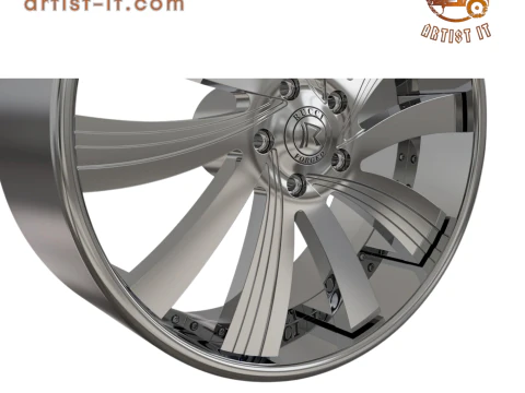 RUCCI FORGED glizzy CONCAVE WHEEL 3D MODEL 3D Print Model