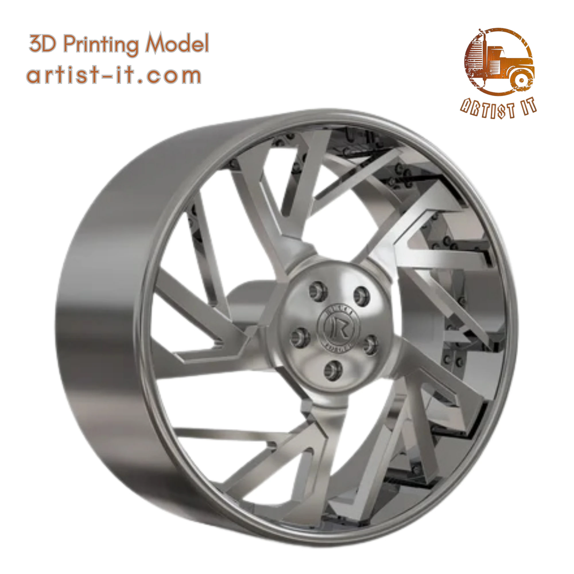 RUCCI FORGED MEGA CONCAVE WHEEL 3D MODEL 3D Print Model .c4d .max .obj .3ds .fbx .stl .blend 