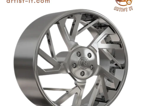 RUCCI FORJADO MEGA RODA CÔNCAVA MODELO 3D Modelo de Impressão 3D