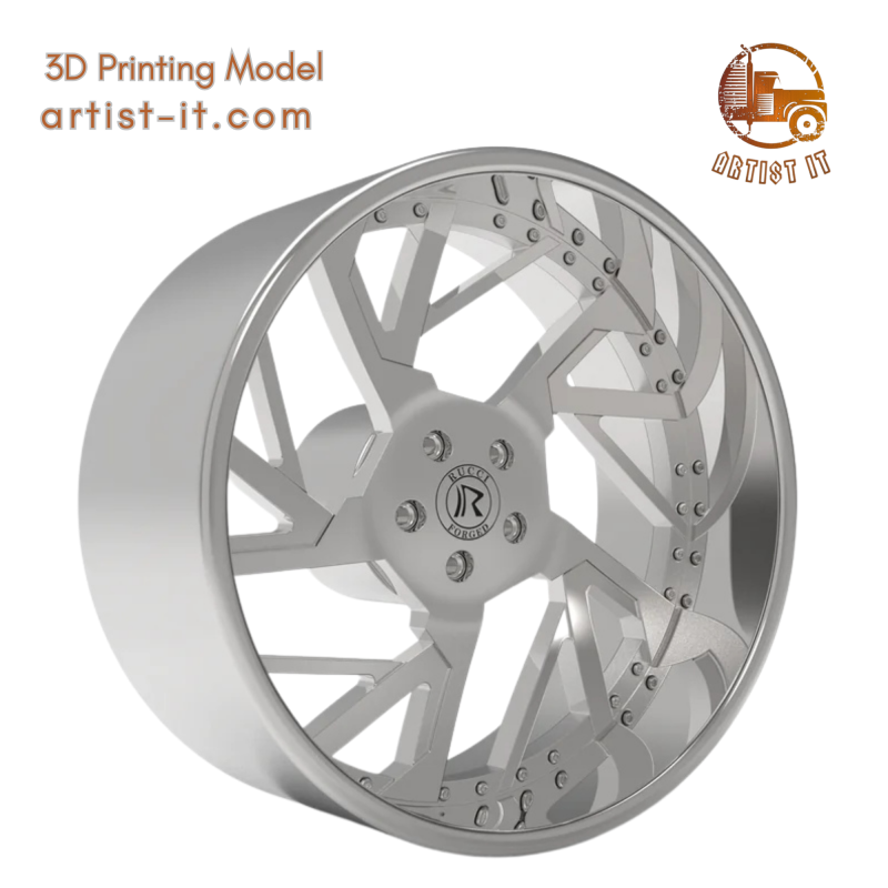 RUCCI FORGEF MEGA WHEEL 3D MODEL 3D Print Model .c4d .max .obj .3ds .fbx .stl .blend 