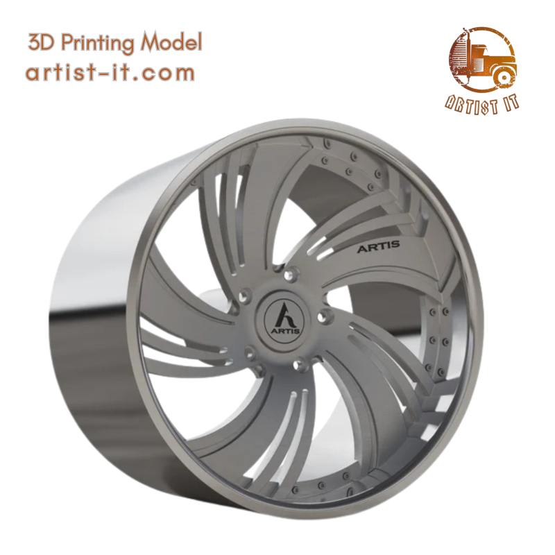 ARTIS AVENUE-M WHEEL 3D MODEL 3Dプリントモデル .c4d .max .obj .3ds .fbx .stl .blend