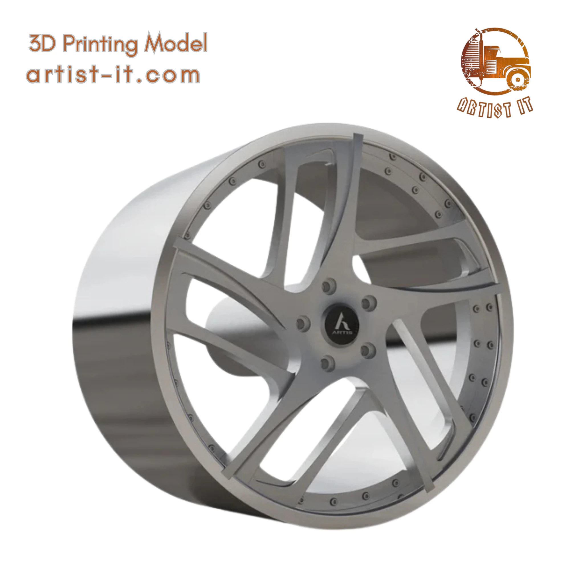 ARTIS BAVARIA WHEEL 3D MODEL 3D Print Model .c4d .max .obj .3ds .fbx .stl .blend 