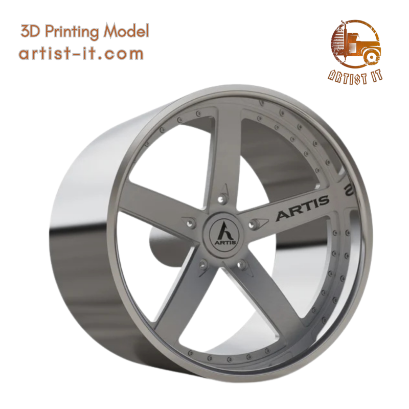 ARTIS BOOYA-M WHEEL 3D MODEL Modelo de impresión 3D .c4d .max .obj .3ds .fbx .stl .blend