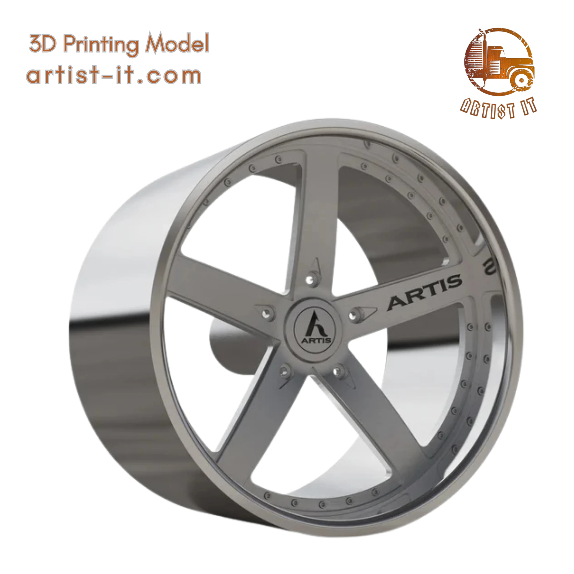 ARTIS BOOYA-M WHEEL 3D MODEL 3D Print Model .c4d .max .obj .3ds .fbx .stl .blend 