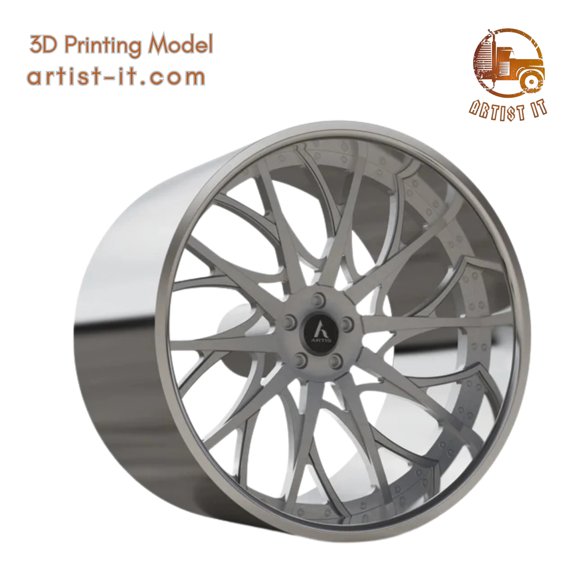 ARTIS BRISTOL WHEEL 3D MODEL 3D Print Model .c4d .max .obj .3ds .fbx .stl .blend 