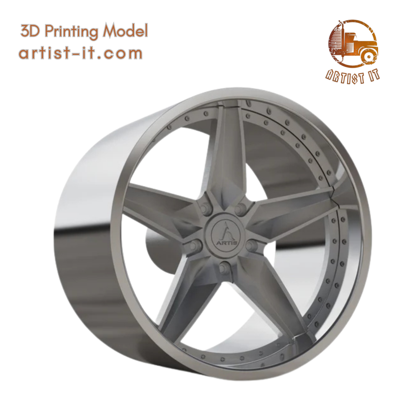 3D МОДЕЛЬ ARTIS BUCCHHEAD WHEEL 3D Принт Модель .c4d .max .obj .3ds .fbx .stl .blend