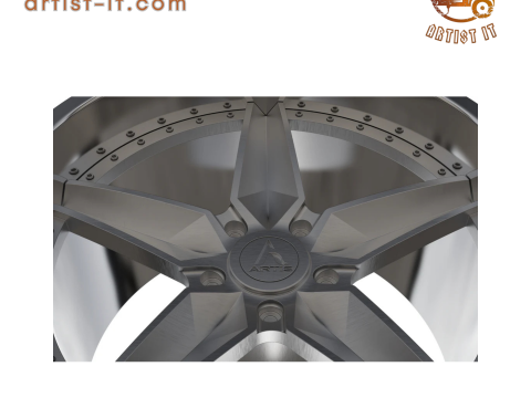 3D МОДЕЛЬ ARTIS BUCCHHEAD WHEEL 3D Принт Модель