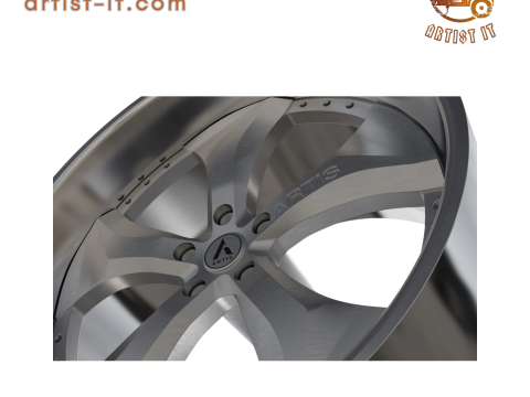 ARTIS BULLY WHEEL 3D MODEL 3D 打印模型