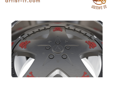 ARTIS CASHVILLE WHEEL 3D MODEL 3D Print Model