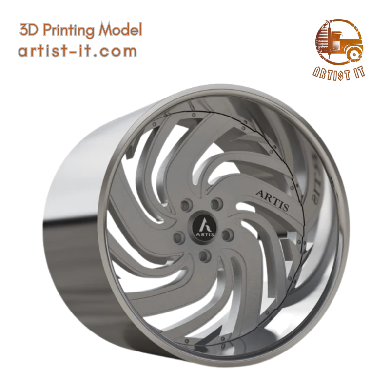 ARTIS FILLMORE WHEEL 3D MODEL Model do druku 3D .c4d .max .obj .3ds .fbx .stl .blend