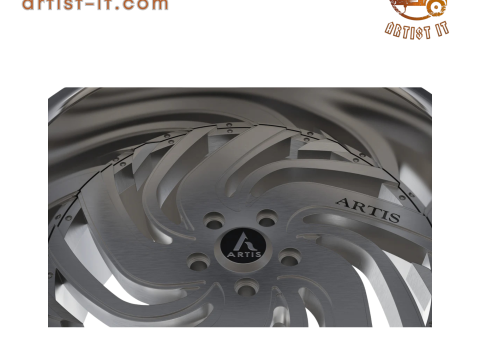 ARTIS FILLMORE WHEEL 3D MODEL 3D 打印模型