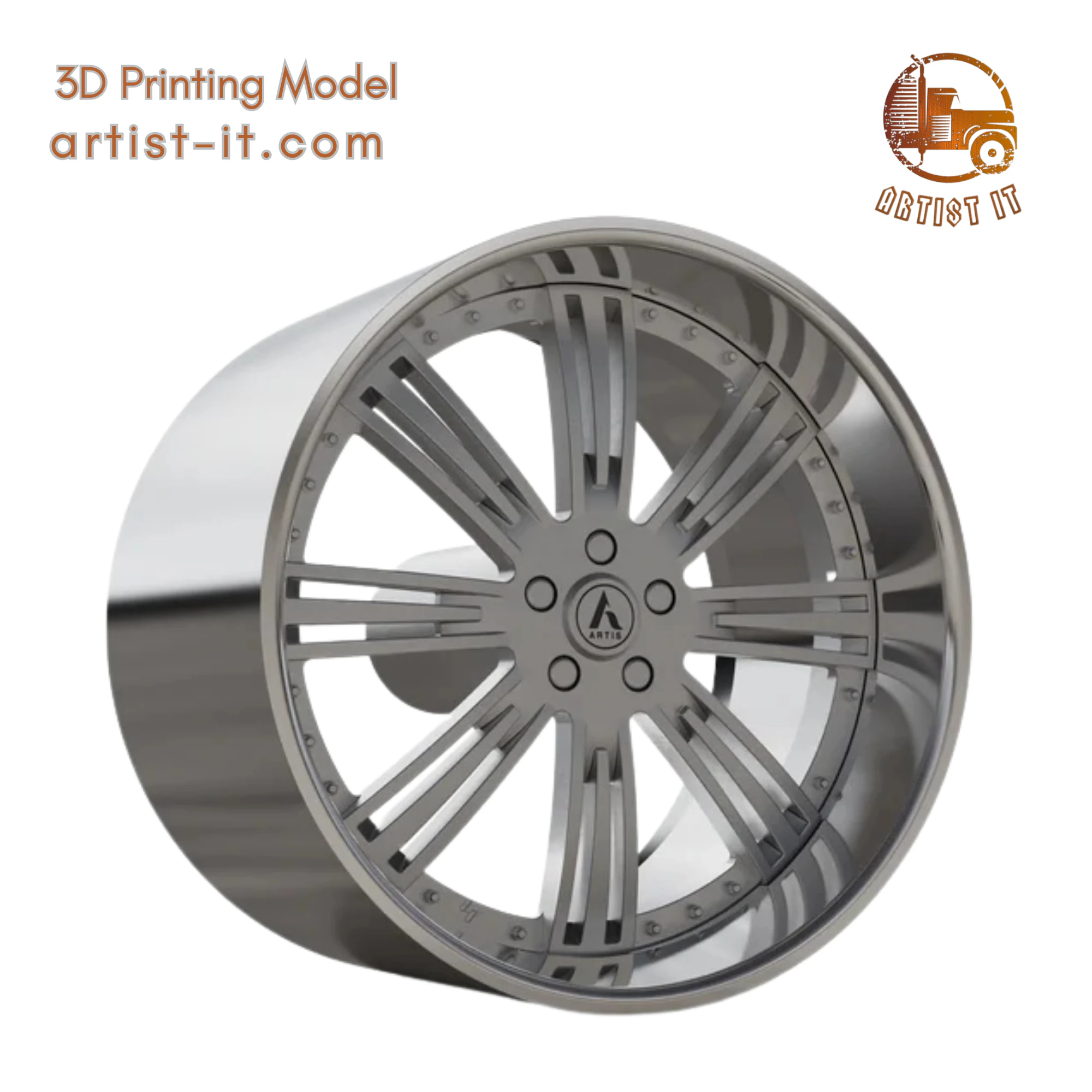 ARTIS GRINO WHEEL 3D MODEL 3D Print Model .c4d .max .obj .3ds .fbx .stl .blend 