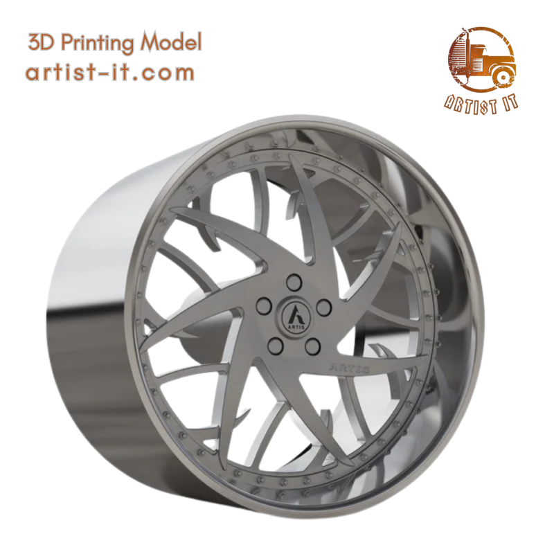 ARTIS HARLEM WHEEL 3D MODEL 3D Baskı Modeli .c4d .max .obj .3ds .fbx .stl .blend 
