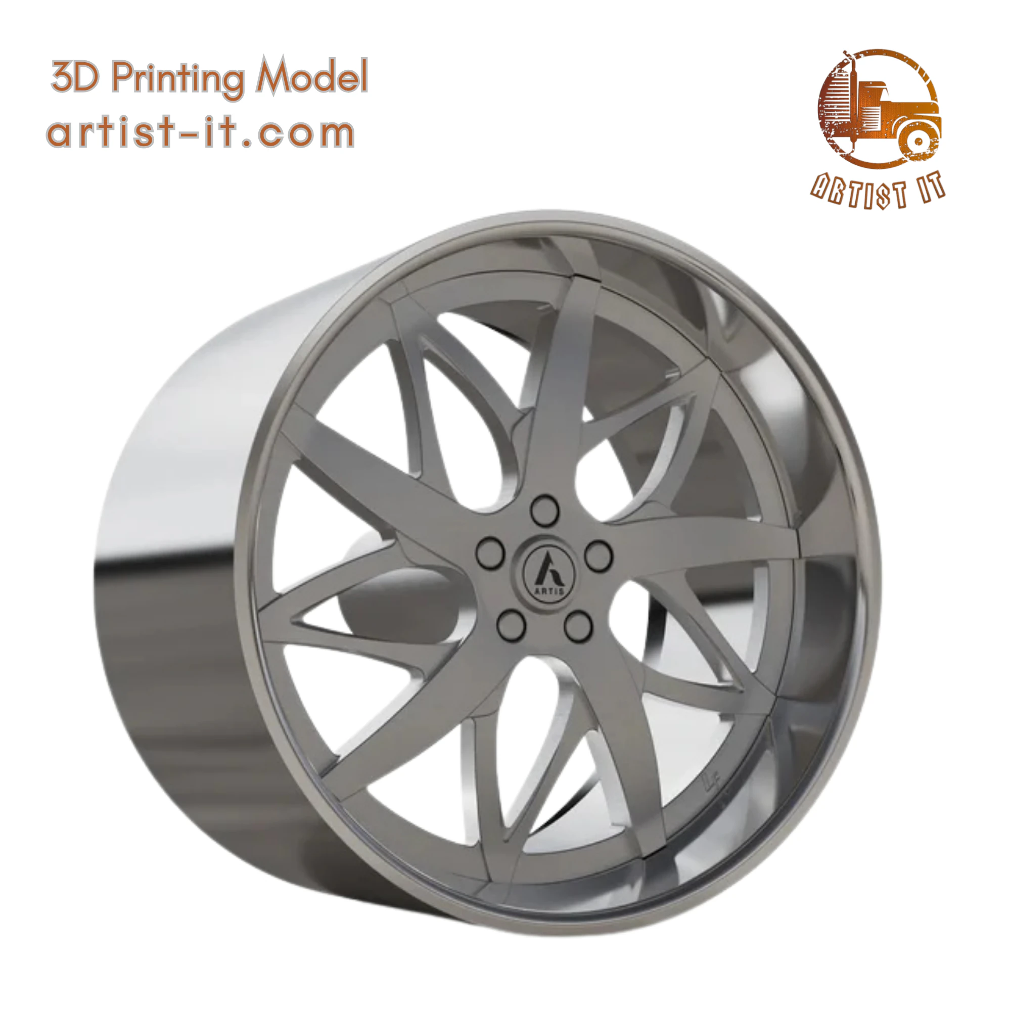 ARTIS IMMORTAL WHEEL 3D MODEL 3D Print Model .c4d .max .obj .3ds .fbx .stl .blend