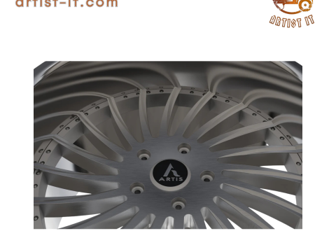 ARTIS INTERNATIONAL WHEEL 3D MODEL Model Cetak 3D