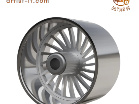 ARTIS INTERNATIONAL WHEEL 3D MODEL Model Cetak 3D